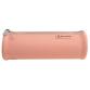 Pencil case round PU 4col ass Aquarel - Assorted colours