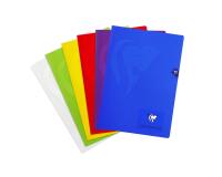 Cahier piqué Mimesys A4 48 pages petits carreaux couverture polypropylène Couleur aléatoire - Assortis