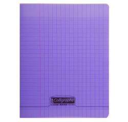 Heft 8000 POLYPRO 17x22 cm 32 Seiten große Karos 90 g - Violett
