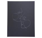 Livre d'or 100 pages tranche argent Art