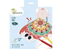 Graffy Pop Mandala 3D, Animaux marins - Bleu