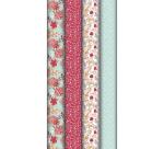 Kraft blanc 60g, Flora 2x0,70m, en carton prés. de 30rlx - Assortiment