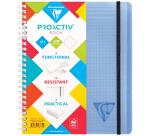 Clairefontaine Linicolor Fresh Proactiv'Book - A5+ - 180 Pages - 5x5 Squared with Header Frame - Assortment
