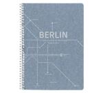Jeans métro, Cahier reliure intégrale A4 - 21 x 29,7 cm, 148 pages, Ligné + marge, ass. - Bleu jeans