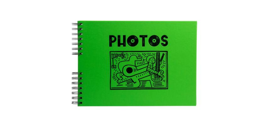 Album à spirales 50 pages noires Musicart