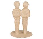 Figurines mariés : homme + homme - Kraft