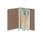 Etui passeport Elise. - Taupe