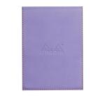 Rhodiarama porte-bloc avec porte-crayon + bloc N°12 ligné - Iris