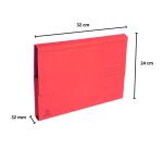 Packung mit 10 Aktenmappen mit Verschlußkappe, Recycling-Karton 290g, 24x32cm für DIN A4, Forever