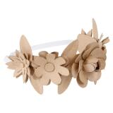 Couronne de fleurs pour cheveux - Kraft