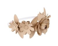 Couronne de fleurs pour cheveux - Kraft