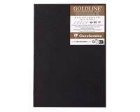 Goldline carnet piqué 20F A4 140g - Noir