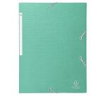 Chemises à élastiques à rabats Maxi Capacity carte enduite Teksto - A4 - Couleurs assorties