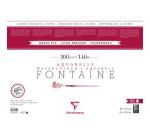 Fontaine paquet 4 bords frangés 25F 56x76cm 300g grain fin