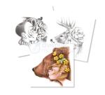 Carnet de coloriage Wild 4 - Violet