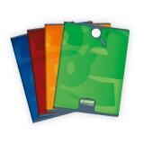 Cahier piqué 8000 CARTE 24x32 cm 96 pages petits carreaux 90 g - Assortis