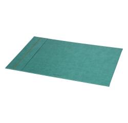 Rhodiarama harde onderlegger in Italiaans kunstleer 60x40 cm - Eau