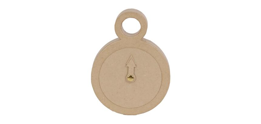 Horloge 3x15x20,5cm - Kraft