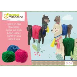Boîte créative, Lamas en laine
