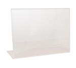 Porte-visuel incliné horizontal A5 - Cristal