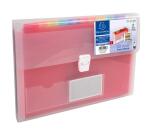 Clasificador/maletín Exacompta 13 compartimentos en polipropileno Crystal - 33x25cm