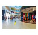 Bande de sol PVC adhésive antidérapante fleche 30 x 10 cm - Jaune