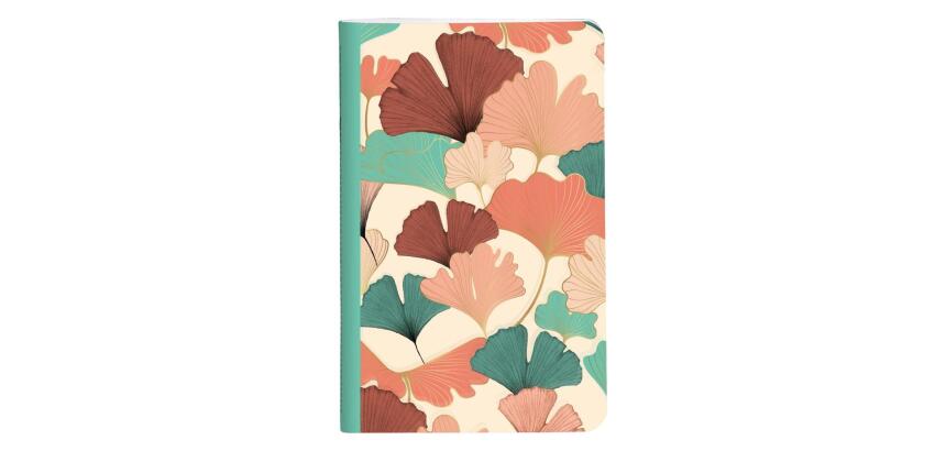 Gaïa beige, Carnet cousu fil 7,5 x 12 cm, 48 pages, ligné