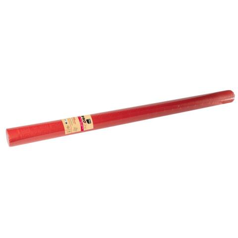 Rollo de mantel - Papel damasco - Blanco 25x1,18m - Rojo