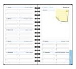 Agenda de poche Lady 16S spiralé Dodo & Cath 9 x 16 cm Semainier janvier à décembre 2026 - Visuel