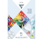 PAPIER BLANC, Bloc de 30 feuilles 90g/m2 au format 29,7x42cm - Blanc