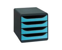 Módulo individual BIG-BOX para documentos A4 + con 4 cajones, ultra-rígido y con stop de seguridad y con stop de seguridad - IDERAMA