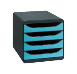 Módulo individual BIG-BOX para documentos A4 + con 4 cajones, ultra-rígido y con stop de seguridad y con stop de seguridad - IDERAMA