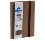 Carnet Nature 170x110, 192 pages lignées - Brun