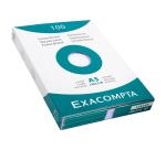 Fiches bristol, A5, ligné, blanc