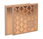 Livre d'or 140 pages tranche or - Format 21x19cm - PALMYRE