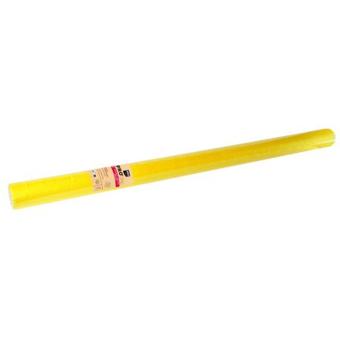 Rollo de mantel - Papel damasco - Blanco 25x1,18m - Amarillo