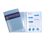 PROTÈGE-DOCUMENTS EN POLYPROPYLÈNE SEMI-RIGIDE COPPER TIME 40 VUES - A4 - Visuels assortis