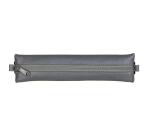 Trousse plate en cuir à élastique Age Bag 20x4,5 cm - Gris