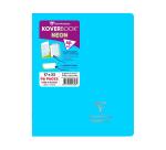 Koverbook Neon Stapled Notebook 17x22cm 96 lined pages + margin opaque polypropylene cover - Assorted