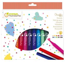Pochette de 12 feutres - Multicolore