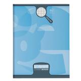 Cahier piqué 8000 CARTE 17x22 cm 48 pages grands carreaux 90 g - Assortis