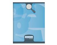 Cahier piqué 8000 CARTE 17x22 cm 48 pages grands carreaux 90 g - Assortis