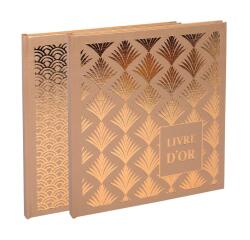Exacompta 'Palmyre Nude' Guest Book (French Cover) - Assorted designs