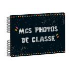 Album photos à spirales 50 pages noires pour photos de classe - 32x22 cm - Visuel