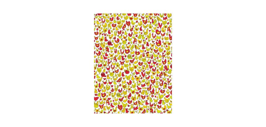Pochette 3 Feuilles Identiques Ref 617 - Vert