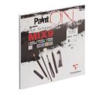 PaintON Mix 9 bloc collé 27F 29,7x29,7cm 250g assorti 9x3F