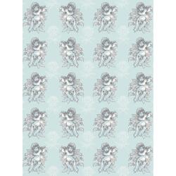 761 - Pochette 20 feuilles Décopatch - Bleu