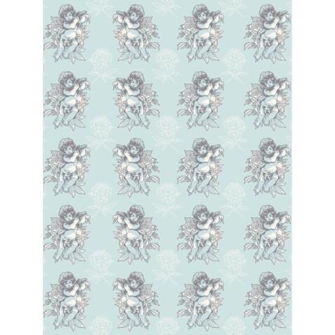 761 - Pochette 20 feuilles Décopatch - Bleu