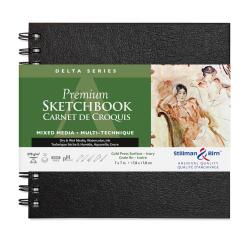 Delta Series carnet spiralé 25F 17,8x17,8cm 270g - Ivoire