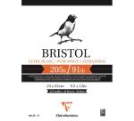 Bristol bloc collé 20F 24x32cm 205g